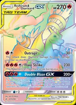 Reshiram & Charizard GX